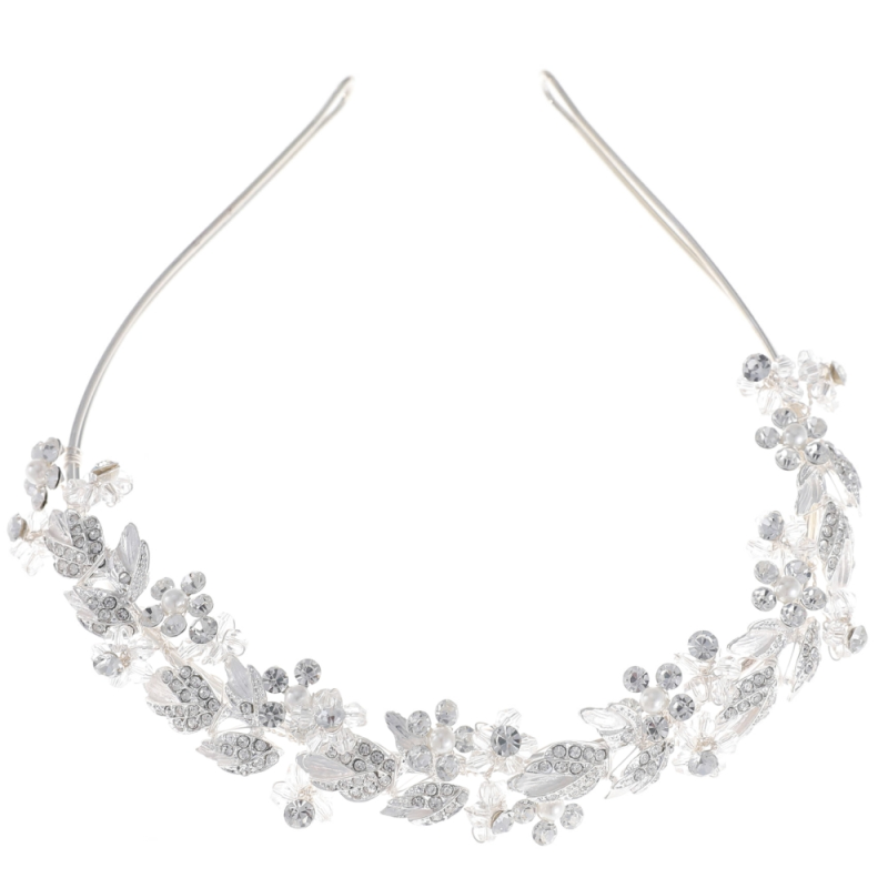 ATHENA COLLECTION HAARBAND, VINTAGE-TRAUM, AHB132, SILBER