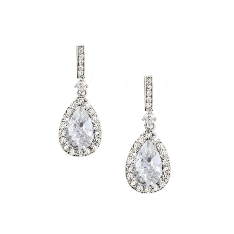 HALSKETTE AUS DER KOLLEKTION CUBIC ZIRCONIA — SCHIMMERNDE KRISTALL-HALSKETTE — C