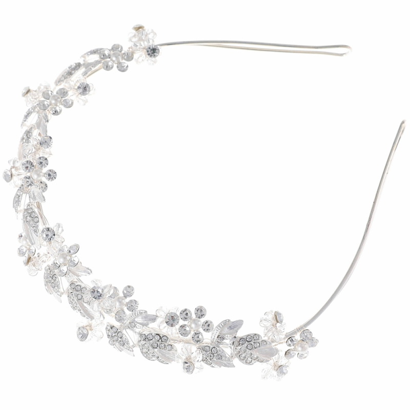 ATHENA COLLECTION HAARBAND, VINTAGE-TRAUM, AHB132, SILBER