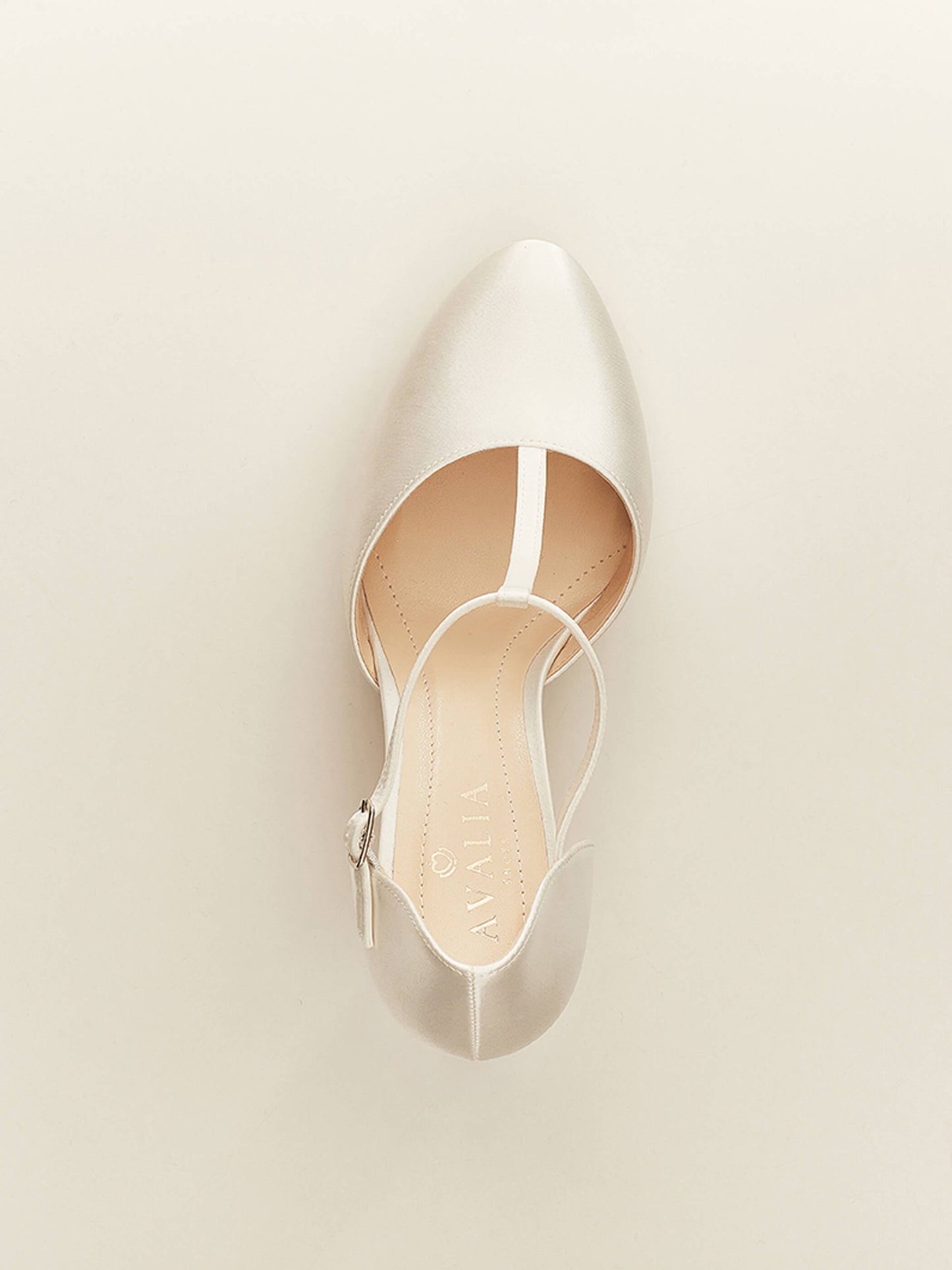 Brautschuh Aura Ivory Satin
