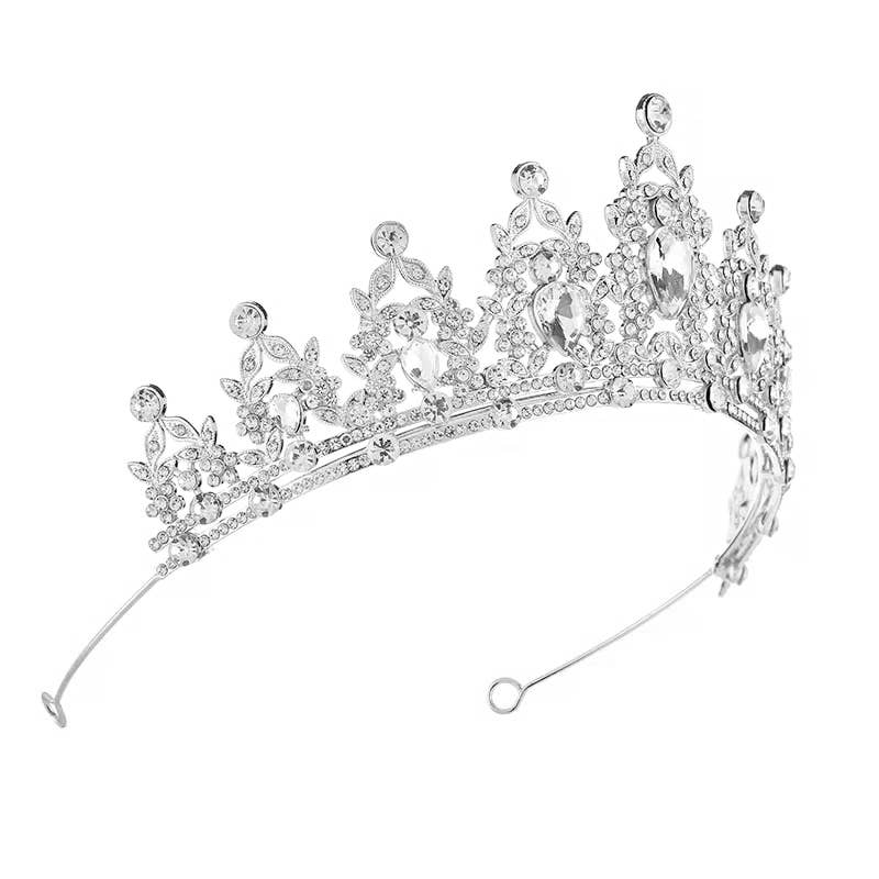 ATHENA KOLLEKTION - EXQUISITE STRASS TIARA - AHB212 SILV