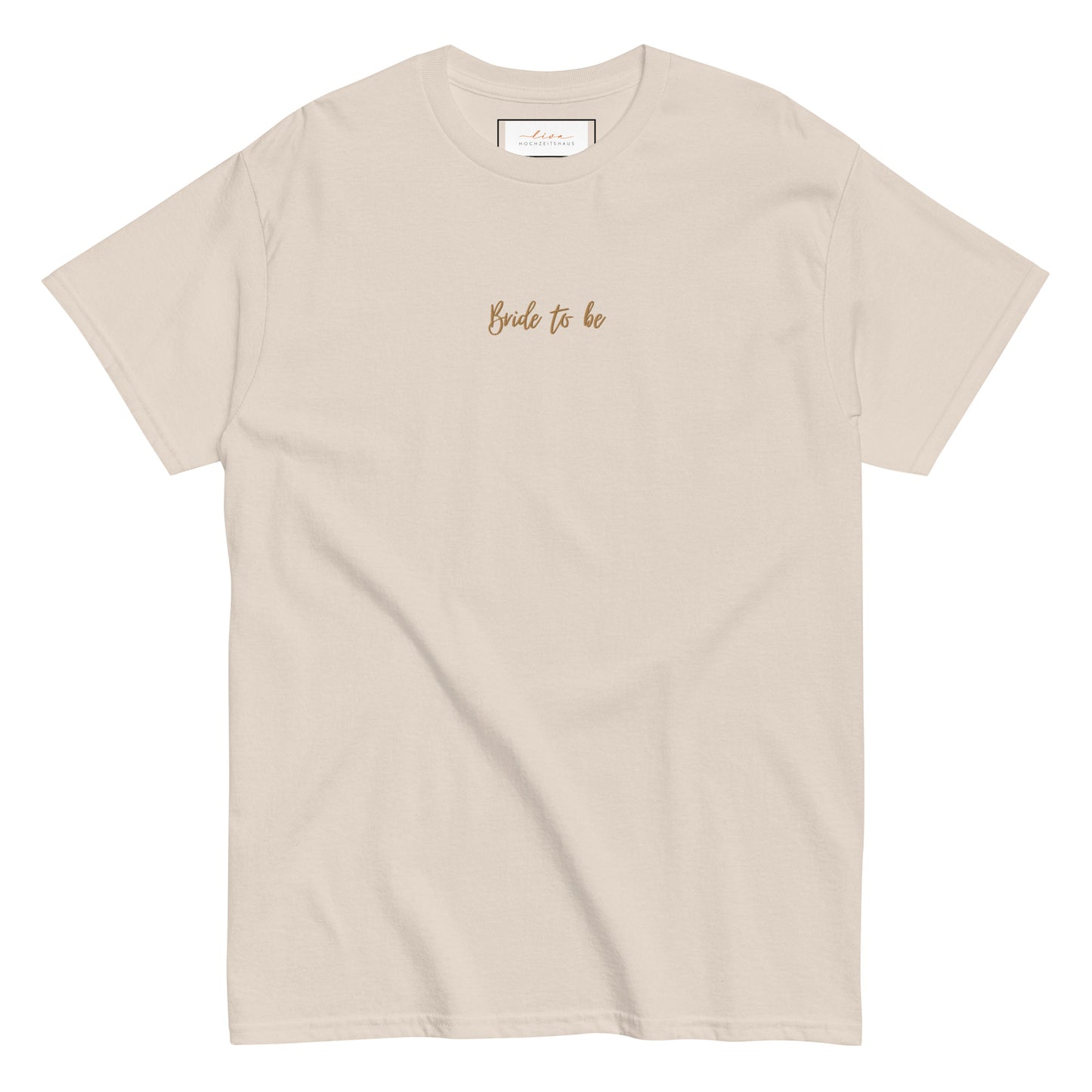 Besticktes Unisex T-Shirt - Bride to be