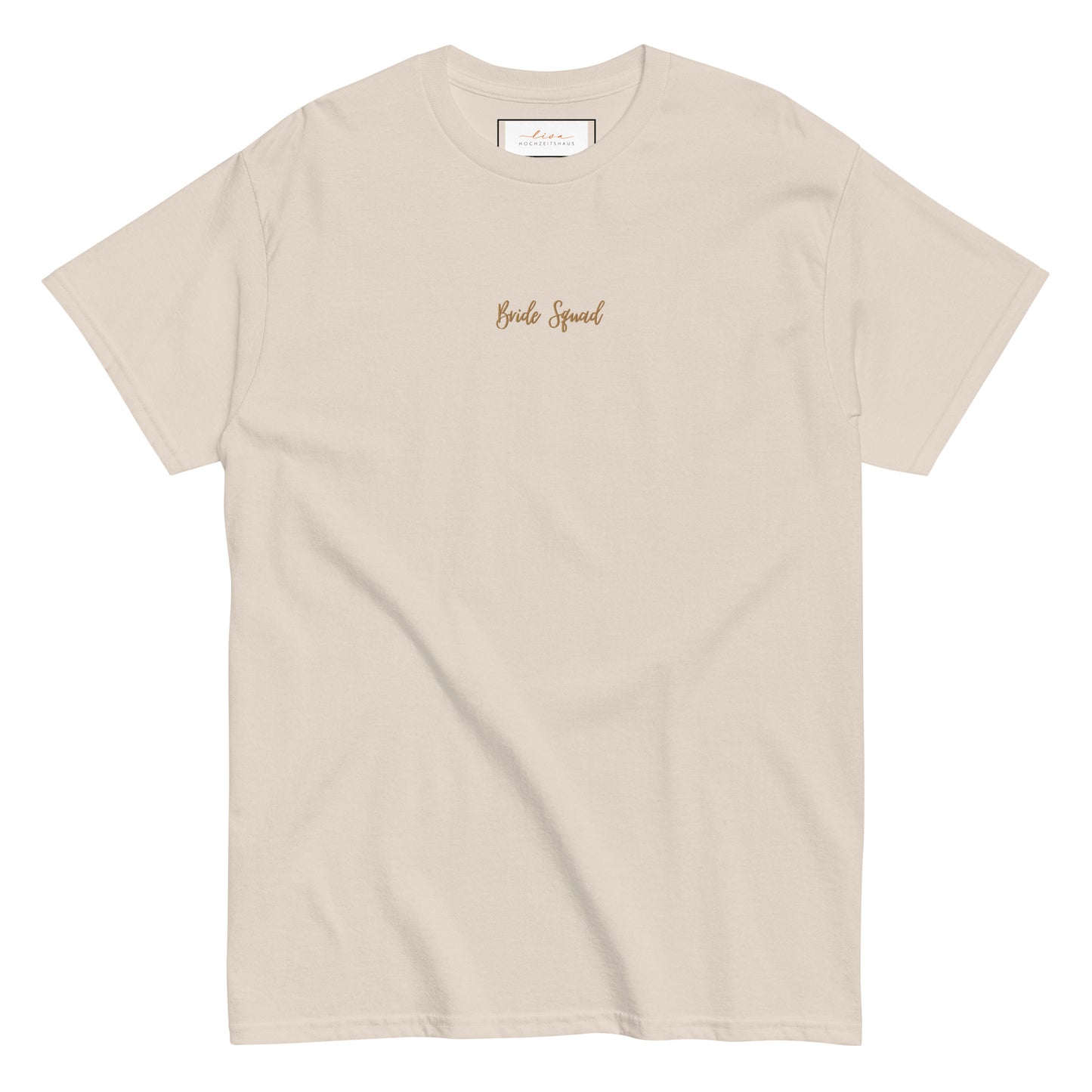 Besticktes Unisex T-Shirt - Bride Squad