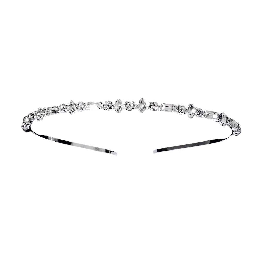 ATHENA - SCHIMMERNDES KRISTALL-STIRNBAND - SILBER AHB207 silv