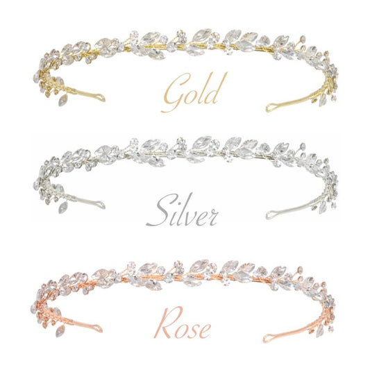 ATHENA - CRYSTAL CHIC STIRNBAND-KOLLEKTION - (DREI BÄNDER)