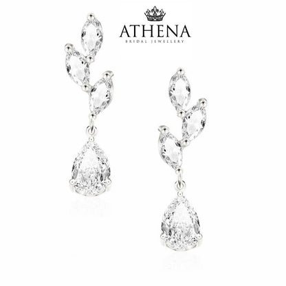CZ KOLLEKTION — ZIERLICHE, ELEGANTE OHRRINGE — CZER663 SILBER