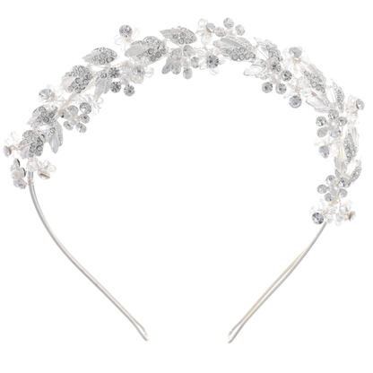 ATHENA COLLECTION HAARBAND, VINTAGE-TRAUM, AHB132, SILBER