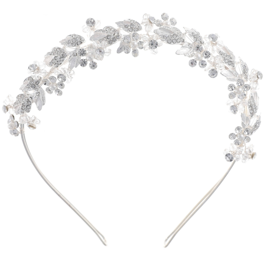 ATHENA COLLECTION HAARBAND, VINTAGE-TRAUM, AHB132, SILBER