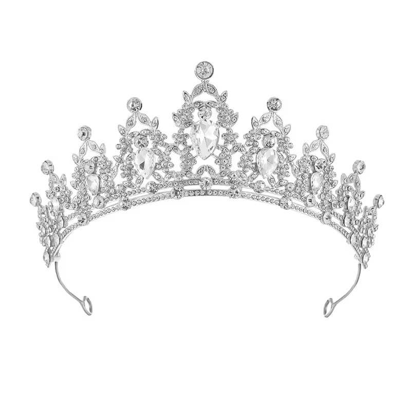 ATHENA KOLLEKTION - EXQUISITE STRASS TIARA - AHB212 SILV