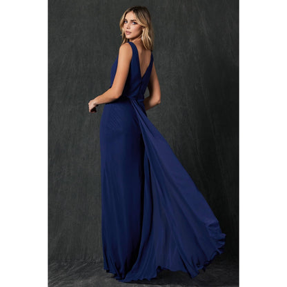 Ärmelloses Formelles Chiffon-Kleid