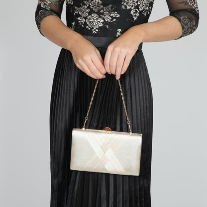 Bay Bag Satin Champagne