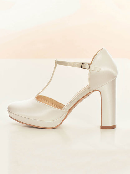 Brautschuh Coco Ivory Satin