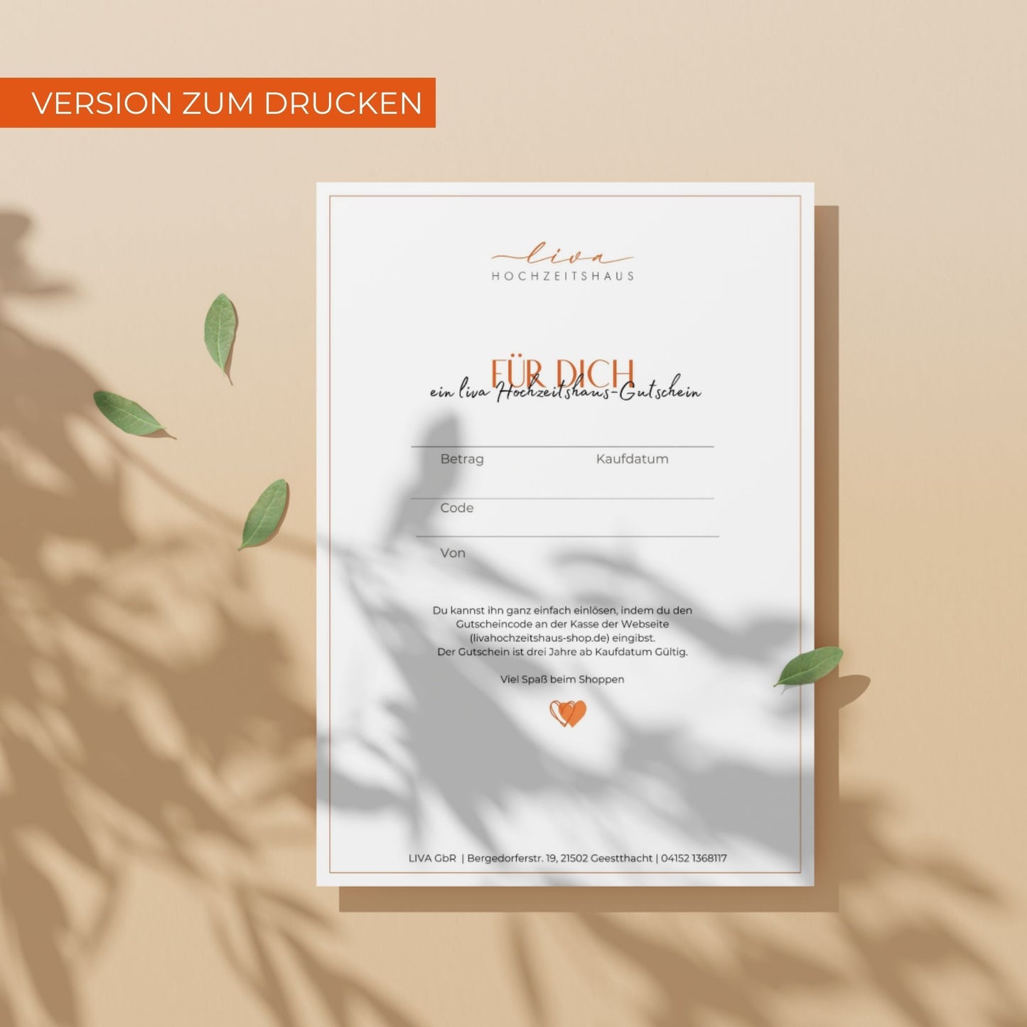 Geschenkgutschein