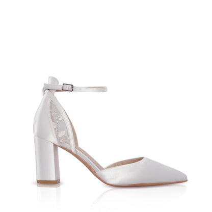 Brautschuhe Indie Satin ivory