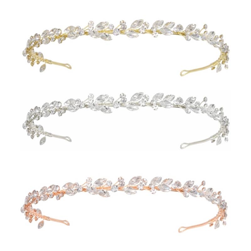 ATHENA - CRYSTAL CHIC STIRNBAND-KOLLEKTION - (DREI BÄNDER)