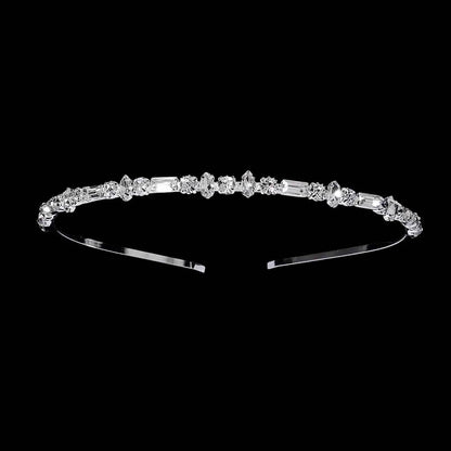 ATHENA - SCHIMMERNDES KRISTALL-STIRNBAND - SILBER AHB207 silv