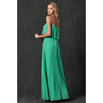 Abendkleid mit Rüschenoberteil