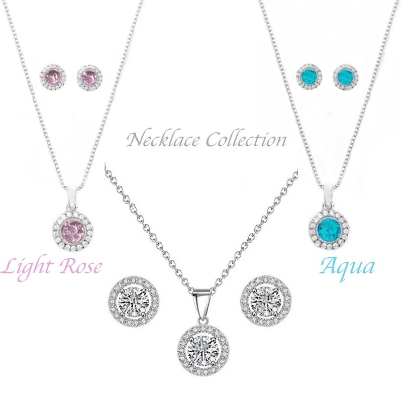 CZ KOLLEKTION - CHIC KRISTALLHALSKETTEN-SET KOLLEKTION - TRIO