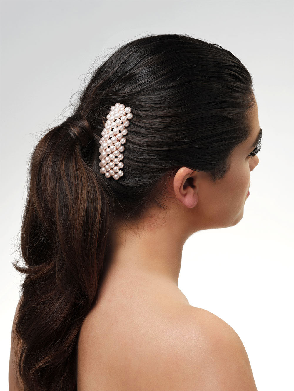 Haarschmuck – Perlen auf Kamm