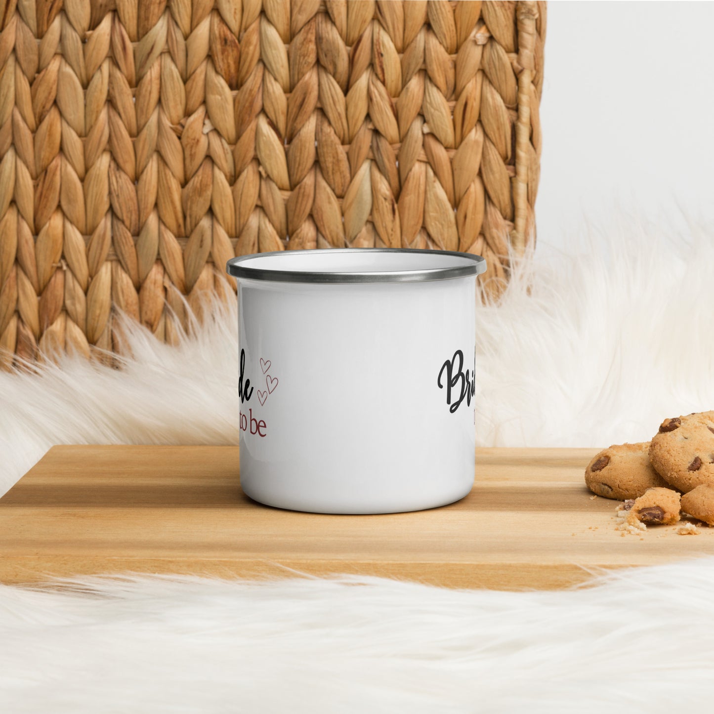 Braut - Emailletasse