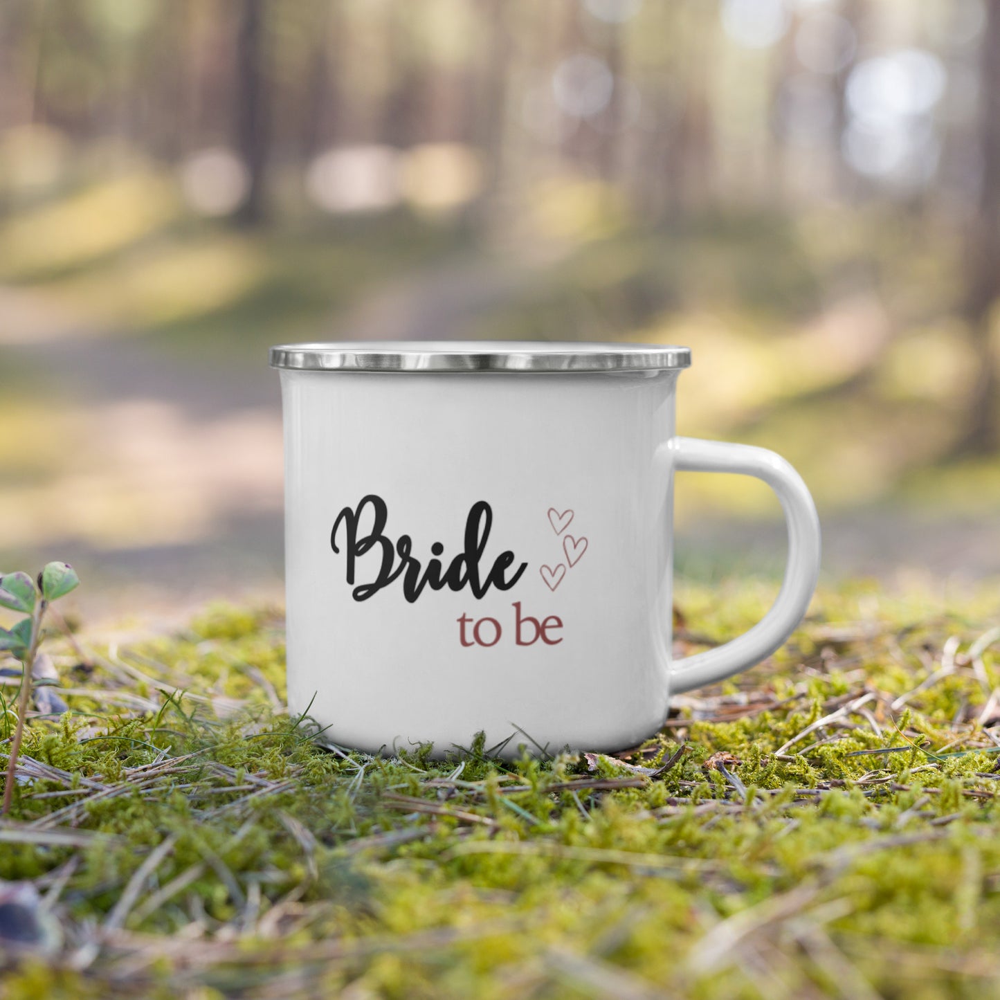 Braut - Emailletasse