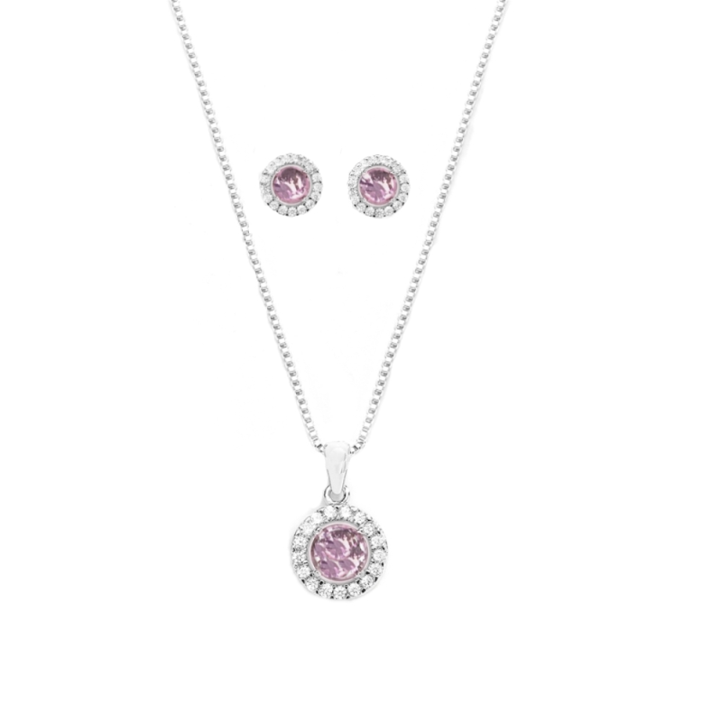 CZ KOLLEKTION - CHIC KRISTALLHALSKETTEN-SET KOLLEKTION - TRIO