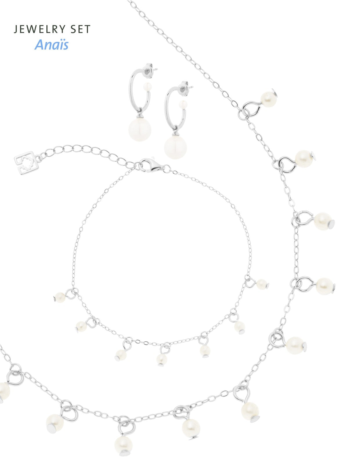 Vergoldetes Schmuckset Anaïs