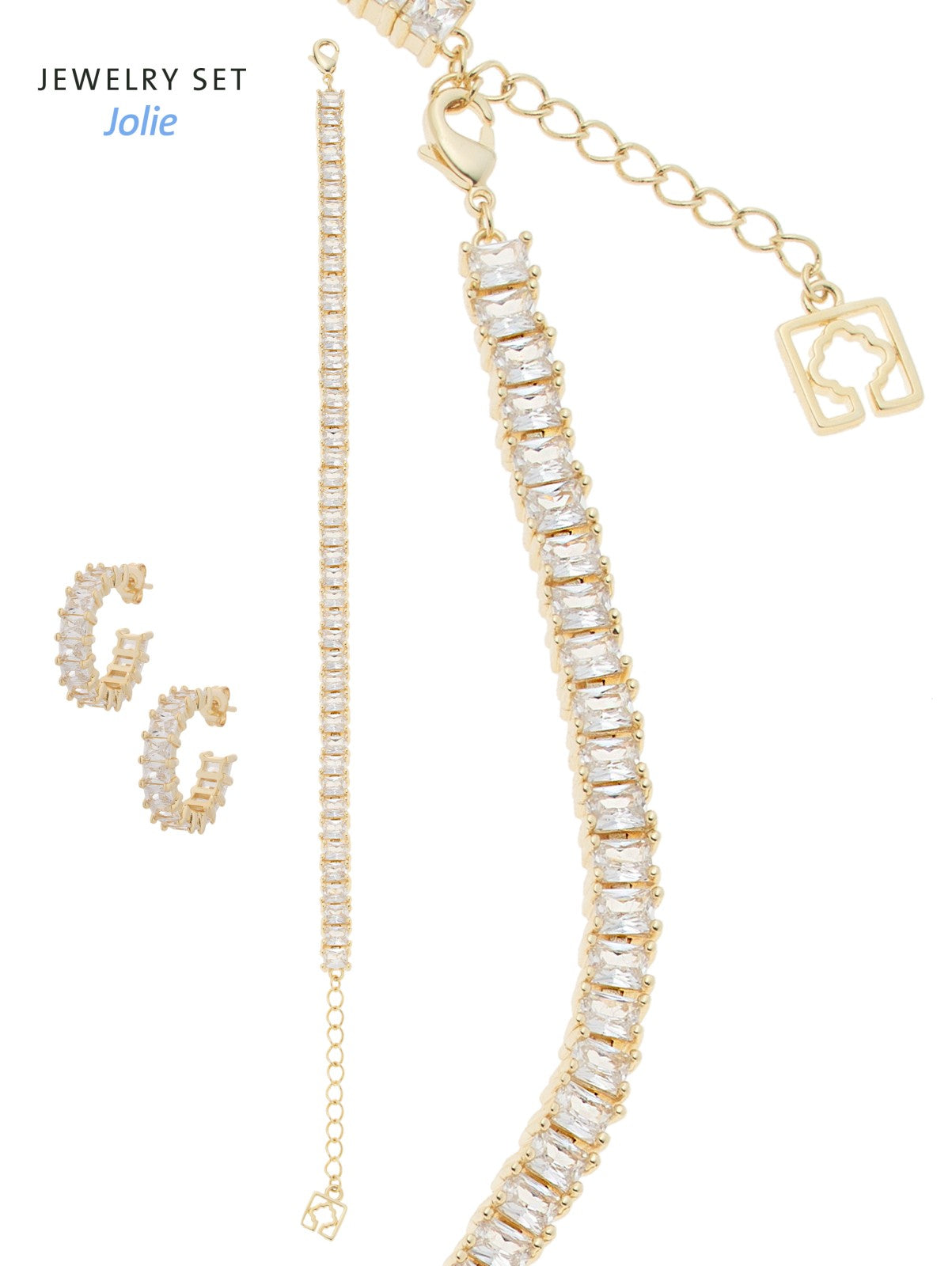 Schick & Elegant – Vergoldetes Schmuckset Jolie