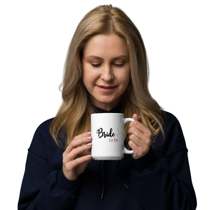 Weiße, glänzende Tasse